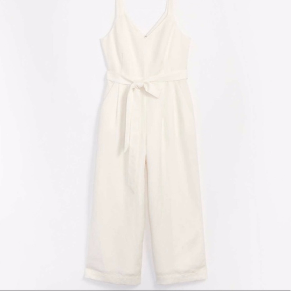 LOFT petites Double V Jumpsuit 00P